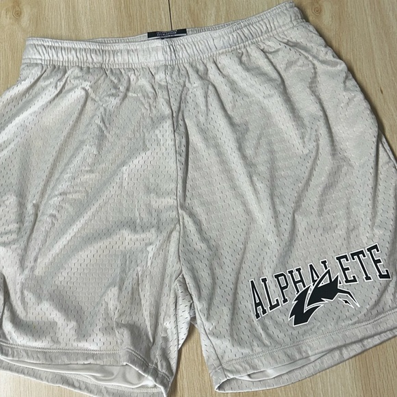 ALPHALETE MESH SHORT
Color - off white/cream - Picture 5 of 7